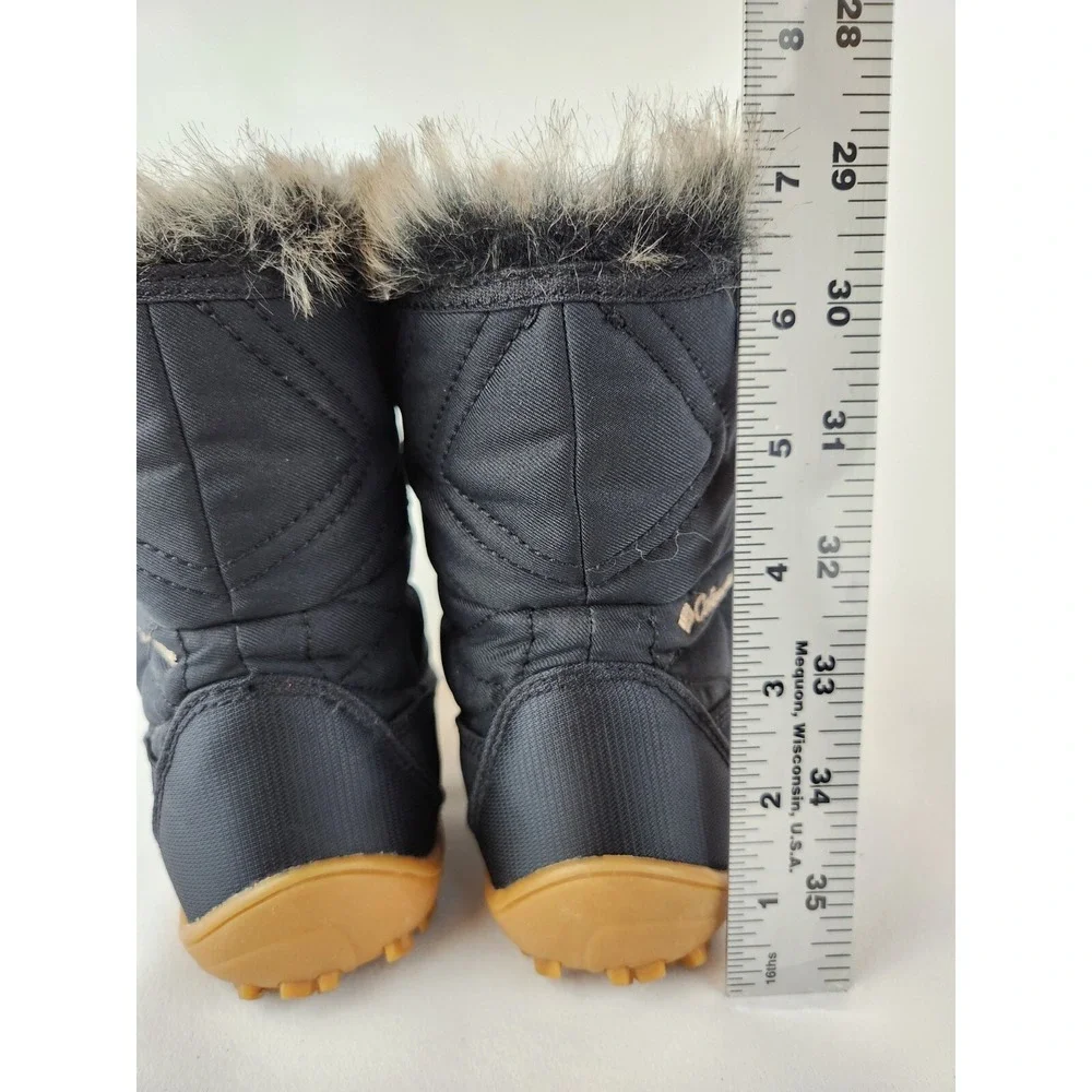 Columbia‎ Women's Girl's Minx Shorty III Black Waterproof Snow Boot 5 Tag SZ 5.5